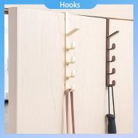 【YF】 Home Multifunctional 5 Hooks Portable Wardrobe Coat Hook Kitchen Bathroom Behind The Door Holder Rack Towel Hanger Storage