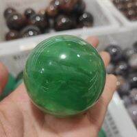 1PC สีเขียวธรรมชาติ fluorite Ball ควอตซ์คริสตัล helabuang อัญมณี Sphere reichi