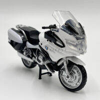 ของเล่นโมเดลรถจักรยานยนต์ Diecast ขนาด1:18ไรเดอร์ง่าย R1250 BMW RT สำหรับสะสม