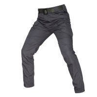 New Mens Tactical Pants Multiple Pocket Elasticity Military Outdoor Quick Dry Tacitcal Trousers Men Slim Fat Cargo Pant 5XL