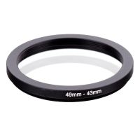 สินค้าขายดี49Mm-43 Mm 49-43 Mm 49-43 Mm 49 To 43 Mm โลหะ Step Down เลนส์กรองแสงก้าวลงแหวนรองเลนส์กล้องถ่ายรูป