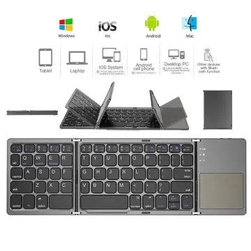 Tablet Wireless Keyboard For iPad Teclado Bluetooth compatible Android  Windows