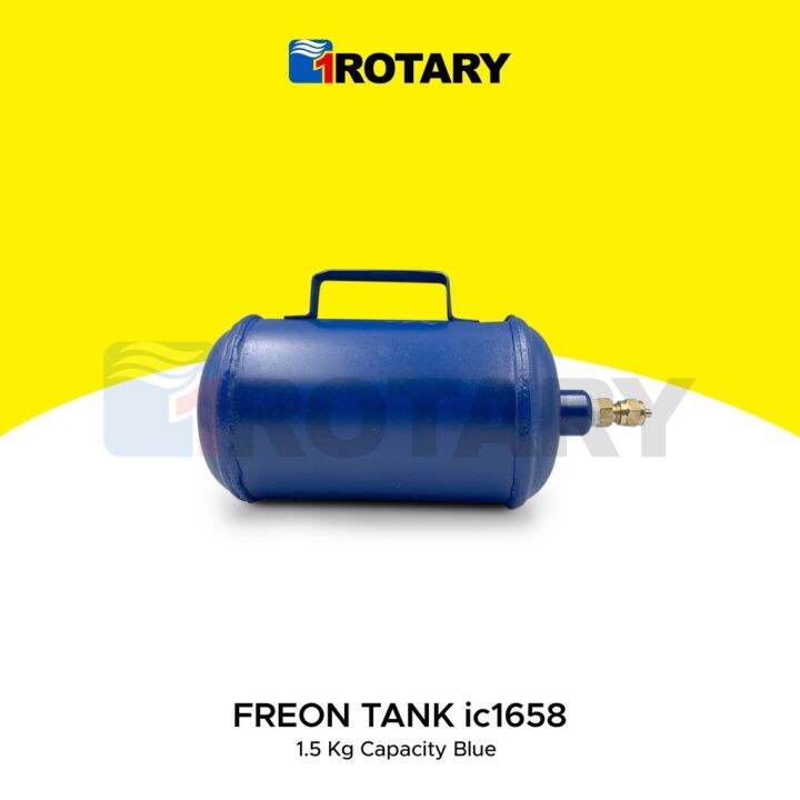 1ROTARY Freon Tank 1.5 Kg Capacity Blue IC1658 Lazada PH