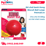 Đồ chơi banh Kong Biscuit Ball Large - Cho chó 13