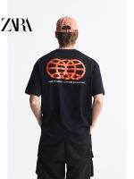 ☫♛ ZARA summer new mens stitching patch T-shirt 6224312 800