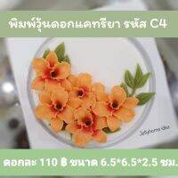 พิมพ์วุ้น พิมพ์ซิลิโคน ดอกกลัวยไม้แคทรียา  C4