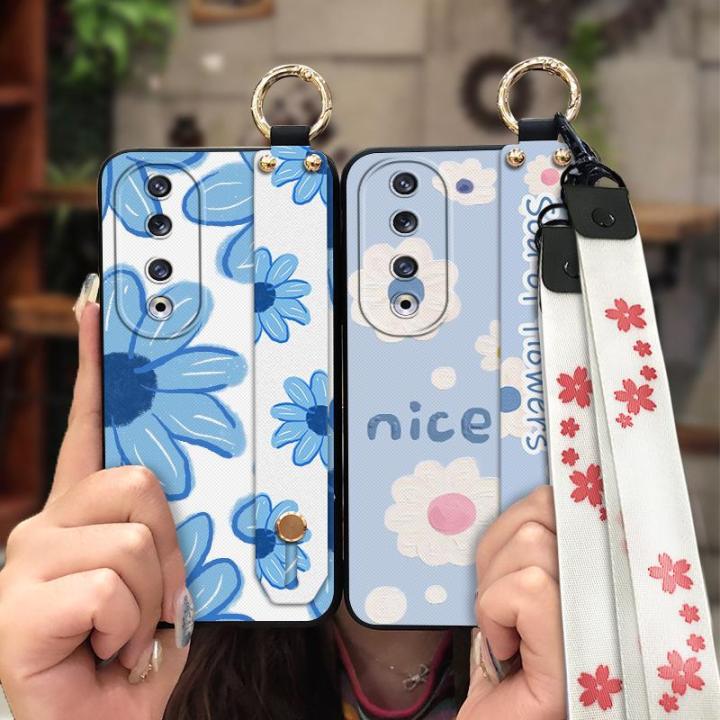 kickstand-shockproof-phone-case-for-huawei-honor90-pro-phone-holder-new-arrival-soft-anti-knock-sunflower-wristband
