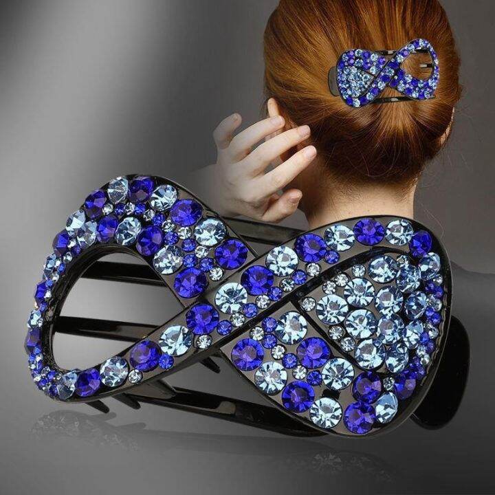 jw-rhinestone-8-shaped-hair-claws-ponytail-headwear-styling-holder-clip-hairpins-accessories