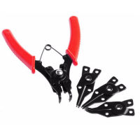 QZ-4 In 1 Multi Crimp Tool Multi-function Pliers Snap Ring Pliers Tools Internal External Ring Remover Retaining Circlip Pliers