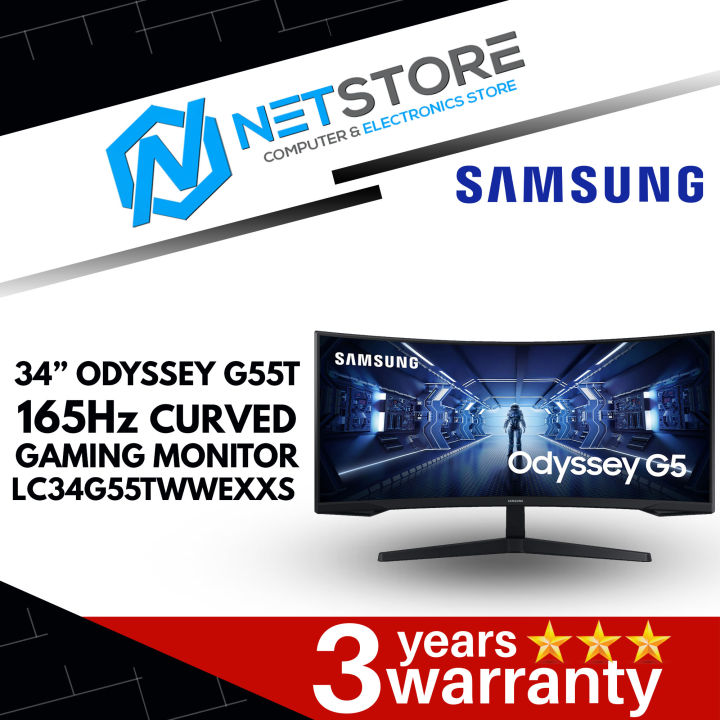 34 Odyssey Gaming Monitor G55T Curved VA