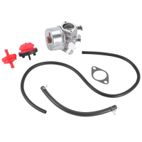 Engine Carburetor with Fuel Line Gasket for TVM220-157287H TVM220-157288H TVM220-157302L 640054 640297