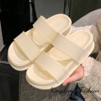 Kingdom_Fashion ร้องเท้าผูหญิง รองเท้าแตะลิ่ม รองเท้าแตะเสริมส้นผู้หญิง รองเท้ารัดส้น จุดสว่าง การตัดเย็บที่ดี จับคู่ง่าย อเนกประสงค์ B90H1GX 38Z230918