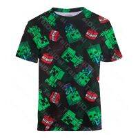 Kids Boys Minecraft T-Shirt Short Sleeve Birthday Party Top Teen 5-14 Years(110CM-160CM)