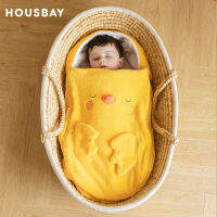 Baby Bassinet ถุงนอนฤดูใบไม้ผลิ Windproof Warm Footmuff การ์ตูนซองจดหมายสำหรับ Discharge ทารกแรกเกิดรถที่นั่ง Sleepsacks