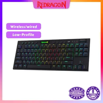 REDRAGON Horus TKL K621 RGB Support Bluetooth 5.0 wireless USB 2.4G 3 mode  Slim Mechanical Gaming Keyboard 97 Keys Compute PC