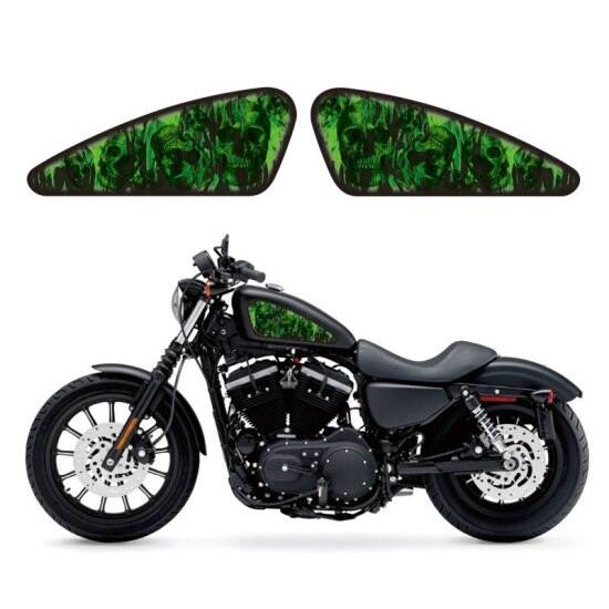 Bình xăng xe máy decal 3d nhãn dán cho harley sportster xl 883 1200 48 - ảnh sản phẩm 6