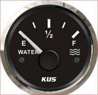 Kus water level gauge 0-190 Ohm 12/24 volt เกจ์วัดถังน้ำในเรือ  ky11004