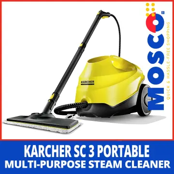 Kärcher - SC 3 Portable Multi-Surface Steam Cleaner/Steam Mop with  Attachments – Chemical-Free, Rapid 40 Second Heat-Up, Continuous Steam -  For Grout, Tile, Hard Floors, Appliances & More 