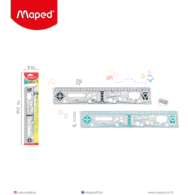 maped-มาเพ็ด-ไม้บรรทัดอเนกประสงค์-15-cm-studt-maped-รหัส-tc-250210