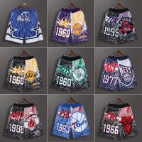 [New] NBA Basketball Sports Shorts Men Magic Team Vintage Running Training Pants Loose Quick-Drying Over-The-Knee Five-Po