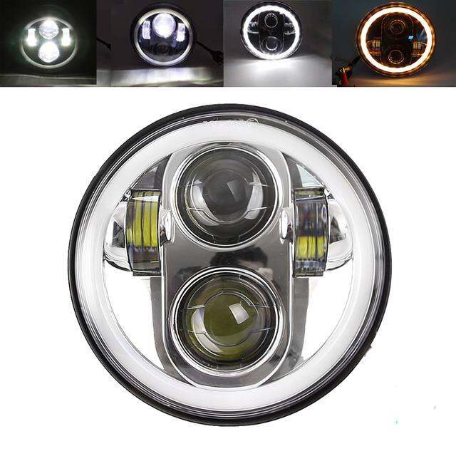 ที่ได้-5-75ไฟหน้ารถจักรยานยนต์-led-5-3-4สำหรับ-harley-sportster-1200-xl1200l-xl1200c-กำหนดเอง-xl883-883l-xl883r-softail-48