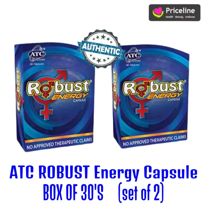 ATC Robust energy daily supplement softgels Box of 30's (SET OF 2