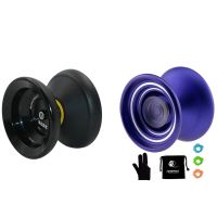 Magicyoyo Y01 Yoyos Node Pro (Black) &amp; MAGICYOYO Responsive Metal YOYO Professional Yoyo K7