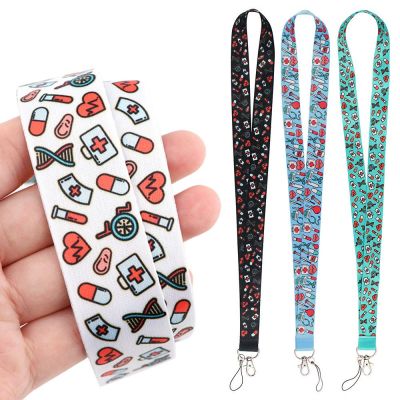 【CW】New Nurse Lanyard Pass Mobile Phone Badge Holder Key Ring Neck Straps Accessories For Key Chain Doctors ID Card Cover