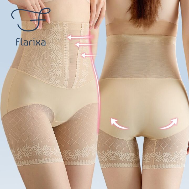 Flarixa Shapewear for Women Tummy Control Shorts High Waist Shaper Panties  Breathable Mesh Slimming Underwear Butt Lifter Pants