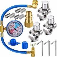 Tool Nest Charging Hose Piercing Faucet 1set BPV31 Metal Replace Spacers Valve Kits