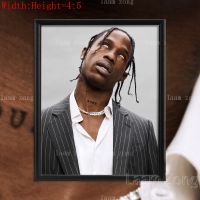 Travis Scott Rap Cover Hip Hop Album Singer Poster Room Gift Art Silk Home Wall Stiker Decor Prints