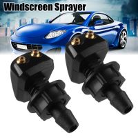 【cw】 2Pcs Universal Front Windshield Washer Wiper Nozzle Sprayer Sprinkler Water Spout Outlet For Toyota Mazda Hyundai Car Accessorie ！