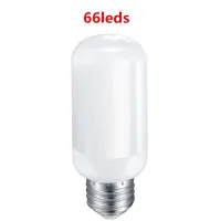 【✱2023 HOT✱】 gaqiugua6 เปลวไฟ Led E27 Smd2835 Ac85-265v 1400-1600K ริบหรี่ Emulation Fire ไฟ66Leds 99Leds ตกแต่ง