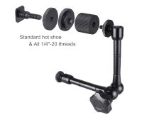 Super Clamp 711 inches Adjustable Magic Articulated Arm for Mounting Monitor LED Light LCD Video Camera Flash Camera DSLR