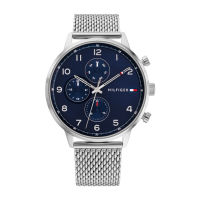 Tommy Hilfiger LEONARD รุ่น TH1792078 นาฬิกาข้อมือผู้ชาย สายสแตนเลส Silver/Blue