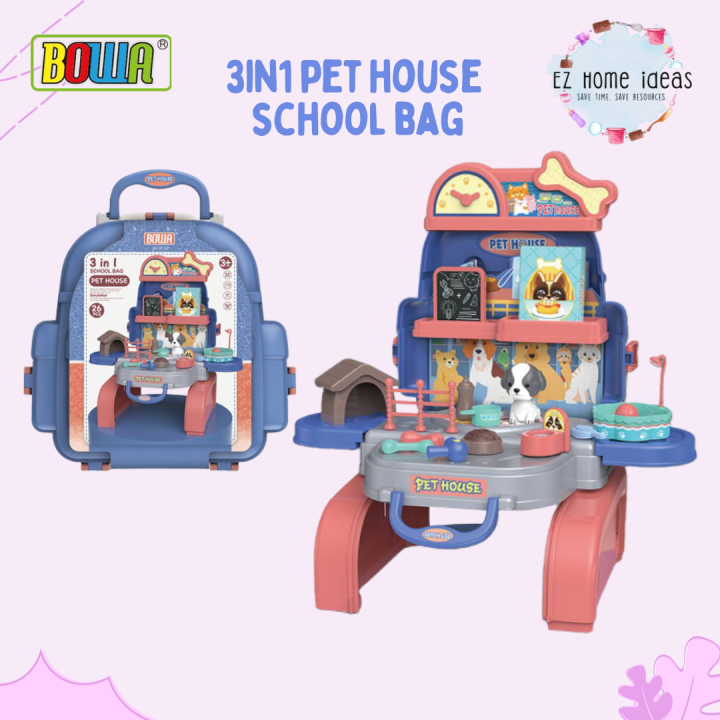 BOWA 3 in 1 School Bag /School Bus 3+ Improve a child's social skills & cognitive skills FUN