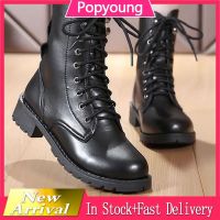 COD dsdgfhgfsdsss big Size 41 42 British Biker Martin s Mid-thigh Knight s Boot 2020 thick heel platform ankle boot military boot