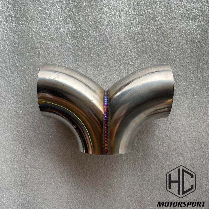 STAINLESS STEEL T JOIN Exhaust Pipe car Universal Ekzos Pipe Connector