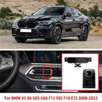 ที่ติดโทรศัพท์ในรถยนต์ยึดระบบนำทาง GPS สำหรับ BMW X5 X6 G05 G06 F85 F15 E72อุปกรณ์เสริมรถยนต์ยึดนำทาง GPS 2008-2021