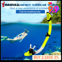 ?Quick Arrival?ท่อหายใจดำน้ำ ซิลิโคน ม้วนเก็บได้ อุปกรณ์ดำน้ำลึกสกูบา High Quality Silicone Mouthpiece Swimming Snorkel Full Dry Air Breathing Tube(3 Colors )?Arrive 1-3 Days?