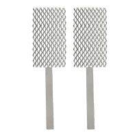 2pcs 6 x 15cm Mesh Platinized Titanium Anode Rhodium Jewelry Plating Plater Tools