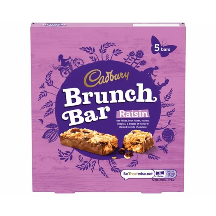 Cadbury Raisin Brunch Bar 160g | Lazada PH