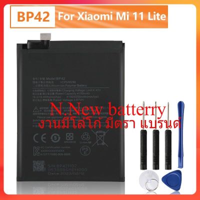 Xiao Mi Original BP42แบตเตอรี่สำหรับ Xiaomi Mi 11 Lite BP42ของแท้แบตเตอรี่4250MAh + เครื่องมือ