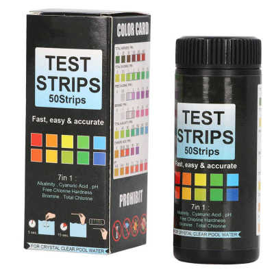 Water Test Strip Multifunctional Portable PH Test Paper  for Spa Center Inspection Tools