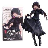 Beterservice 20ซม. ชุดสีดำภาพอนิเมะสดเสื้อผ้าลำลอง Kurumi Tokisaki PVC ตุ๊กตาขยับแขนขาได้ Hiasan Mobil คอลเลกชันของขวัญสำหรับเด็ก