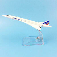 เครื่องบินรุ่นเครื่องบินรุ่น16เซนติเมตร Air France Concorde เครื่องบินรุ่น D Iecast โลหะรุ่นเครื่องบิน1:400เครื่องบินของเล่นของขวัญ