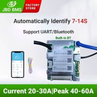 JBD Smart BMS 24V 36V 48V 20A 30A 7S 8S 9S 10S 11S 12S 13S 14S Built-in BT UART Li-ion LiFePo4 Bms Balance Board For E-Bike