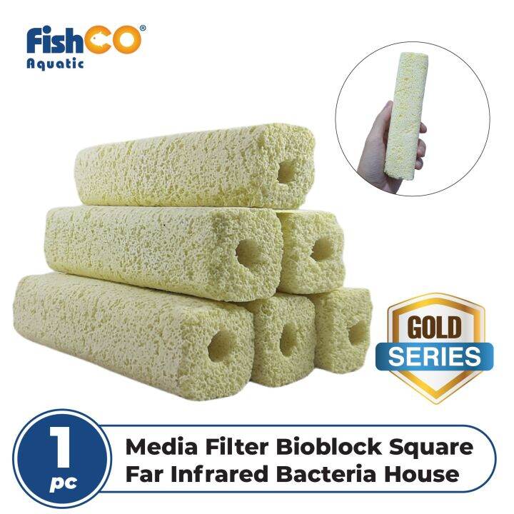 Filter Media Aquarium Bio Block Square Far Infrared Bacteria House
