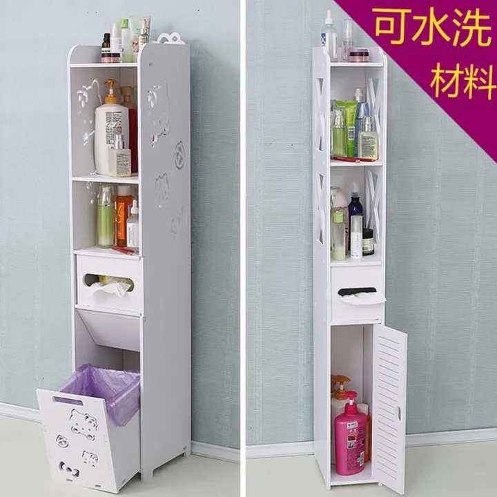 cod-side-cabinet-waterproof-storage-toilet-floor-narrow-gap-finishing