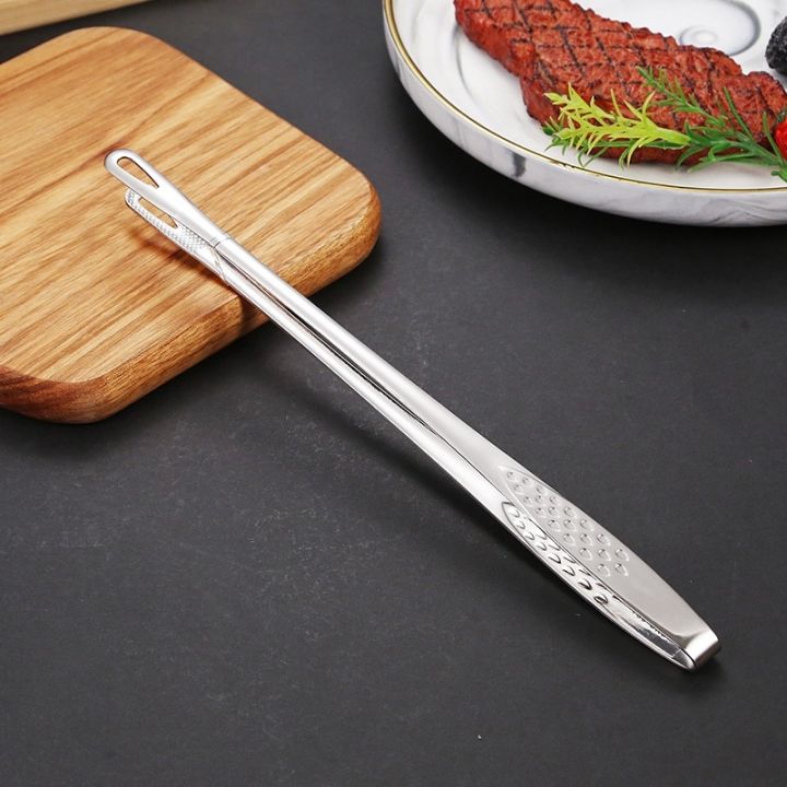 stainless-steel-food-salad-bread-tongs-long-handle-anti-scald-barbecue-tongs-food-serving-buffet-utensil-kitchen-cooking-tool